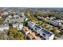 Wide aerial view showing the property's location in a residential neighborhood at 264 Celebration Blvd # 264, Celebration, FL 34747