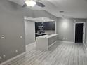 Modern kitchen featuring updated cabinetry and countertops at 306 Northlake Dr # 306, Sanford, FL 32773