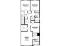 Second floor plan featuring owner's suite, two additional bedrooms, hall bath, and linen closet at 12463 Shipwatch St, Orlando, FL 32832