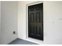 Modern black front door welcomes you to this new home at 13566 Sw 79Th Terrace Rd, Ocala, FL 34473