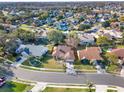 Residential neighborhood with houses and streets visible from above at 626 Brookfield Loop, Lake Mary, FL 32746