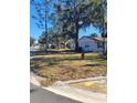 Side view of the house showcasing a large front yard at 701 Titcomb St, Eustis, FL 32726