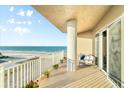 Spacious balcony overlooking the ocean. Relaxing ocean views at 2855 S Atlantic Ave # 304, Daytona Beach Shores, FL 32118