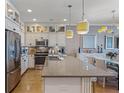 Modern kitchen with granite countertops and ample cabinetry at 14493 Swanley St, Orlando, FL 32832