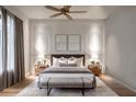 Spacious bedroom with neutral decor, wood floors, and ample natural light at 2011 University Dr, Orlando, FL 32804