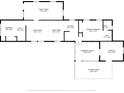 1200 sq ft floor plan including 2 bedrooms, 2 baths, and Gathering room at 1960 Pinewood Ln, Mount Dora, FL 32757