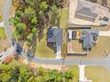 Aerial view showcasing the home's location in a residential neighborhood at 4892 Sw 166Th Loop, Ocala, FL 34473