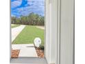 View of the front yard from the house's entryway at 12281 Sw 75Th St, Dunnellon, FL 34432