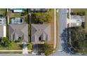 Aerial view of two houses and neighborhood at 405 Kehoe Blvd, Orlando, FL 32825