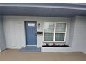 Modern front door entry with updated landscaping at 4220 Lancashire Ln, Orlando, FL 32812