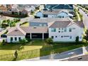 Aerial view of a house showcasing a large backyard and detached garage at 9062 Sperry St, Orlando, FL 32827