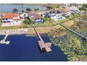 Lakefront property with private dock and lush landscaping at 15550 Avenue Of The Arbors, Winter Garden, FL 34787