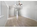 Spacious living area with tile flooring and high ceilings at 161 Pinefield Dr, Sanford, FL 32771