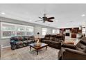 Spacious living room with recessed lighting and tile flooring at 3334 N Westmoreland Dr, Orlando, FL 32804