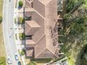 Top-down view of townhome building and surrounding landscape at 8177 Roseville Blvd, Davenport, FL 33896