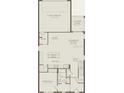First floor plan showcasing kitchen, gathering room, and two-car garage at 5016 Oak Seed Way, St Cloud, FL 34771