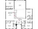 Upstairs floorplan features a loft, open railing, and generously sized bedrooms at 9416 Golden Laurel Ln, Orlando, FL 32827
