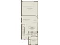 First floor plan showcasing kitchen, gathering room, and 2-car garage at 6935 Copperwood Ave, Orlando, FL 32829