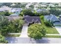 Bird's-eye view of a house in a residential neighborhood at 14872 Faversham Cir, Orlando, FL 32826