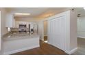 Modern kitchen with stainless steel appliances and granite countertops at 14424 Quail Trail Ct, Orlando, FL 32837