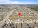 Aerial view of a home in a well-planned community with easy access to amenities at 5861 Bar Ranch Rd, St Cloud, FL 34771