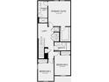 Upstairs floor plan showing primary suite, loft, bathroom, and two bedrooms at 2500 Penguin Blvd, Davenport, FL 33837