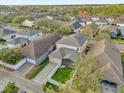 Aerial view of a residential neighborhood with well-maintained houses and green spaces at 2685 Rainbow Springs Ln, Orlando, FL 32828