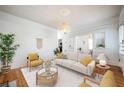 Sunlit living room features hardwood floors, neutral furniture, and modern decor at 520 E Anderson St, Orlando, FL 32801