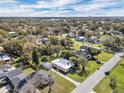 Aerial view showcasing the neighborhood, nearby streets, and location of this renovated home at 513 Wisconsin Ave, St Cloud, FL 34769