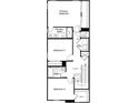 This floor plan showcases primary bedroom, two additional bedrooms, and a laundry room at 366 Sequoia Dr, Lake Wales, FL 33859