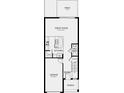 Main floorplan shows the layout for the first floor featuring a kitchen, great room, and garage at 181 River Front Way, Edgewater, FL 32141