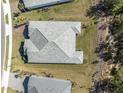 An aerial view of the roof on the house at 1324 Arklow Cir, Ormond Beach, FL 32174