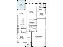 Layout showcasing the kitchen, Gathering room, guest room, and lanai on the first floor at 726 Pointe Emerson Blvd, Apopka, FL 32703