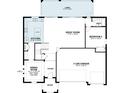 First-floor plan featuring a kitchen, great room, bedroom, dining room, and a 3-car garage at 780 Pointe Emerson Blvd, Apopka, FL 32703