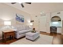 Inviting living room with comfortable seating, soft rug, and natural light, perfect for relaxing at 911 N Orange Ave # 148, Orlando, FL 32801