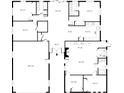 Detailed floor plan showcasing the home's layout, room dimensions, and overall design at 1407 Dunsany Ave, Orlando, FL 32806