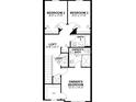 Second floor plan featuring the owner's bedroom and bath, two additional bedrooms, a loft, and laundry at 4286 Campsite Loop, Orlando, FL 32824