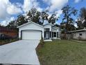 Inviting single-story home featuring a manicured lawn and a spacious two-car garage at 1006 India St, Haines City, FL 33844