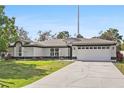 Inviting single-story home with well-kept lawn, spacious driveway, and a classic two-car garage at 4100 Cannon Ct, Kissimmee, FL 34746