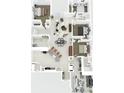 3D floor plan showcasing the layout of this spacious home at 1443 Lassen St, Haines City, FL 33844