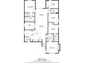 Detailed floor plan showcasing the layout of this spacious 1,917 sq ft home at 1443 Lassen St, Haines City, FL 33844