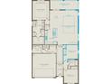 Detailed floorplan showcasing the layout of the home, including bedrooms, bathrooms, and living spaces at 3427 Orange Rose Loop, Apopka, FL 32712