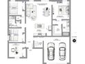 Detailed floor plan showcasing the layout of the house with dimensions and room names at 16893 Sw 17Th Ter, Ocala, FL 34473