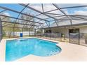 Inviting screened-in pool area perfect for relaxing and entertaining in a private backyard oasis at 2831 Orange Haven Way, Kissimmee, FL 34746