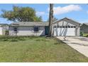 Charming single-story home with a well-maintained lawn and a two-car garage, showcasing curb appeal at 2801 W Covington Dr, Deltona, FL 32738
