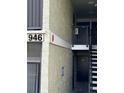 Exterior of the building with unit address and a view of the entryway at 946 Lake Destiny Rd # D, Altamonte Springs, FL 32714