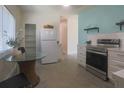 Well-lit kitchen featuring stainless steel appliances and ample counter space at 1285 Oak Dr, Mount Dora, FL 32757