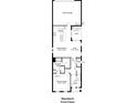 Detailed first-floor plan showcasing the layout of the kitchen, Gathering room, primary suite and lanai at 1975 Iorio St, St Cloud, FL 34771