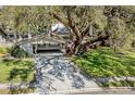 Charming single-story home with lush landscaping and mature tree in the front yard at 3407 Pershing Ave, Orlando, FL 32812