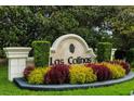 Landscaped entrance sign for the 'Las Colinas' community at 9235 San Jose Blvd, Howey In The Hills, FL 34737